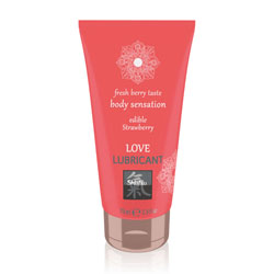 Shiatsu Love Lubricant Edible Strawberry 75ml