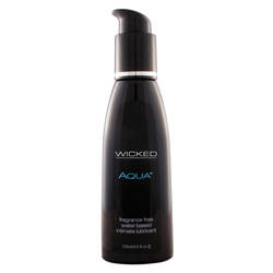 Wicked Aqua Fragrance Free Water Based Lube 120ml