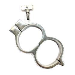 Rouge Stainless Steel Lockable Wrist Cuffs