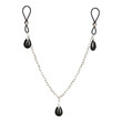 Nipple Play Non Piercing Nipple Chain Jewellery Onyx