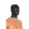 Leather Full Face Mask With Detachable Blinkers